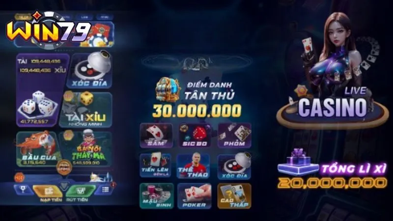 Win79 Hệ thống gửi tặng quà thưởng đa dạng để hội viên có thể sử dụng trên mọi dịch vụ giải trí